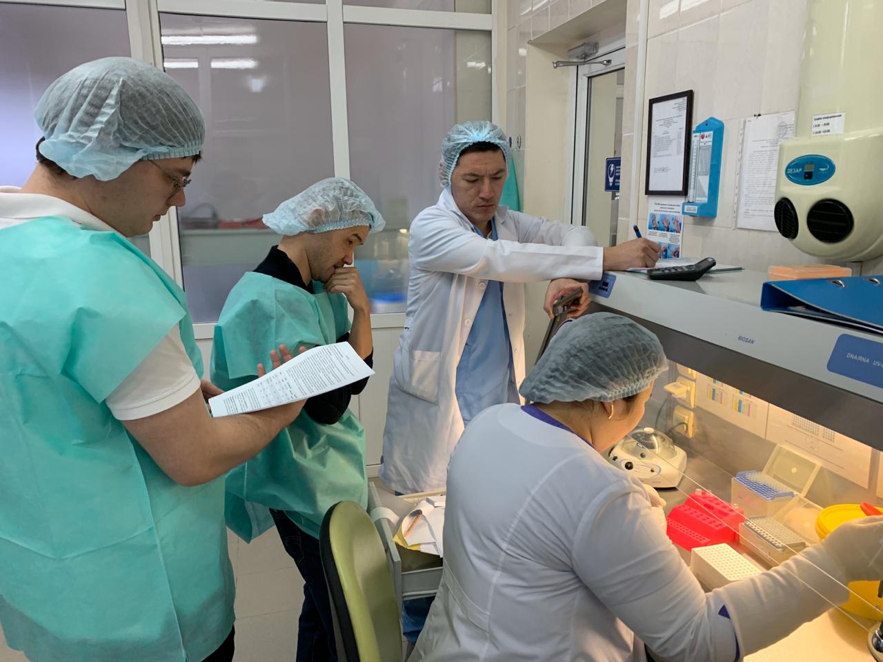 Installation of Real-Time PCR device – FluoQube in laboratories at Scientific-Production Center of Transfusiology and Republican Blood Center