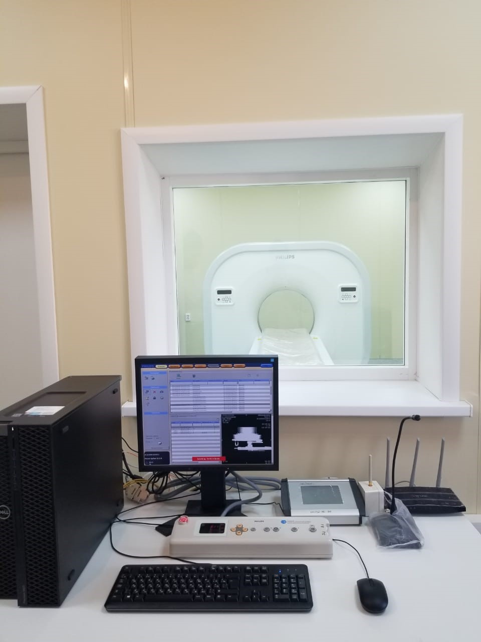 CT scan of patients in the fight against COVID-19